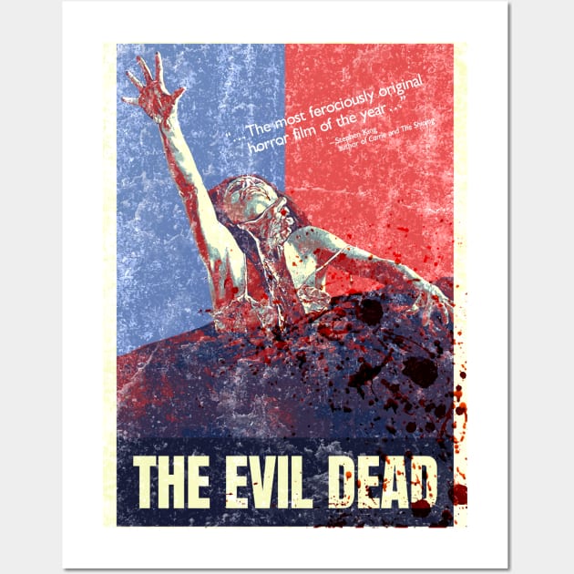 The Evil Dead Vintage Style Poster Wall Art by DeathAnarchy